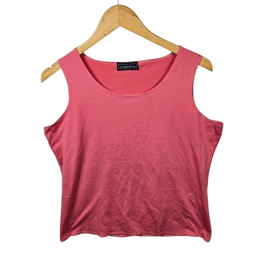 Elementz Pink Women's Tank Top Size Large